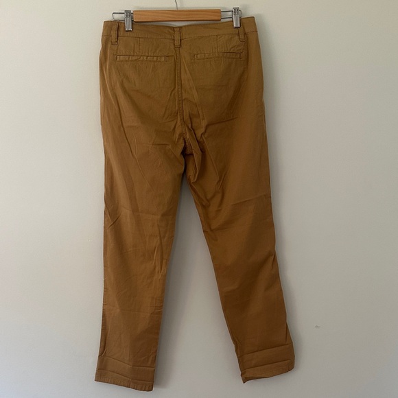 J.Crew Women’s Khaki Chino Pants Size 28 Straight Leg Stretch Cotton - Picture 4 of 11